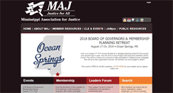 Desktop Screenshot of msaj.org